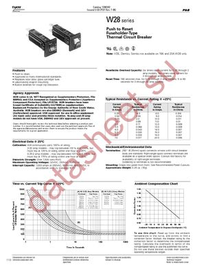 W28-XTBA-4 datasheet  